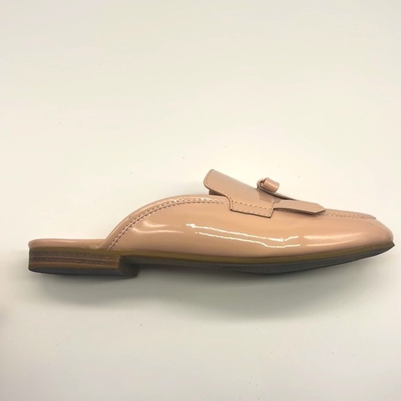 Madden Girl - Qwen Soft Pink Patent Leather Slide On Loafer Size 7.5 - Picture 5 of 15